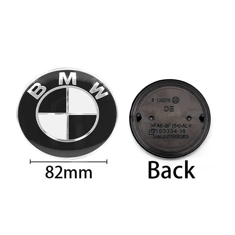 Black BMW Emblems