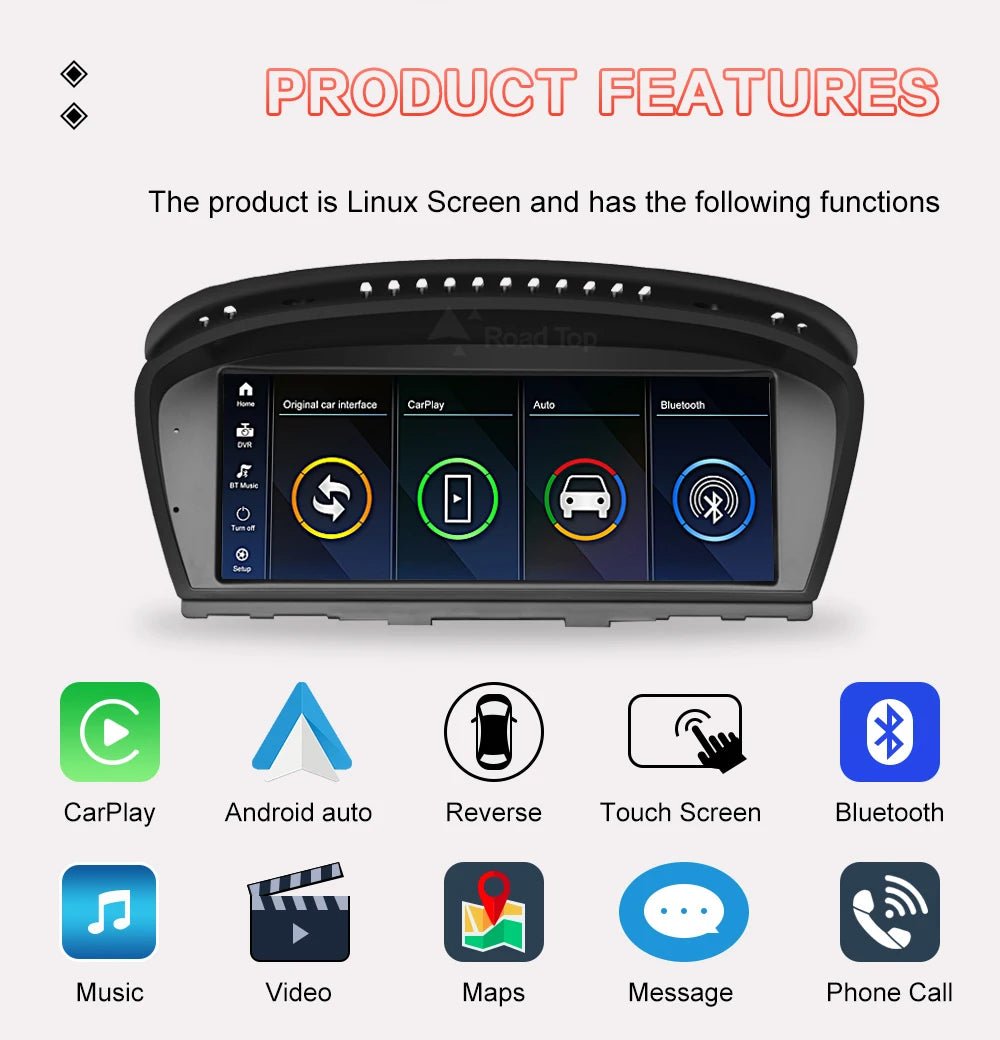 Wireless CarPlay/Android AutoBMW E9X/E6X