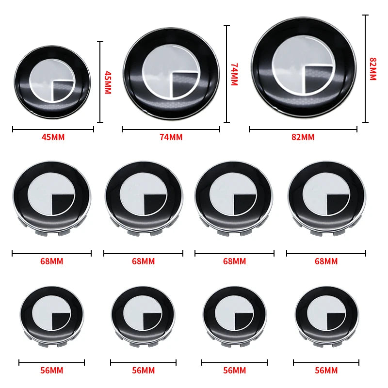 Black BMW Emblems