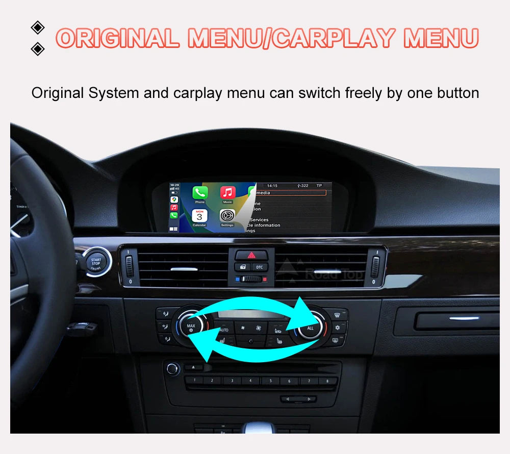 Wireless CarPlay/Android AutoBMW E9X/E6X