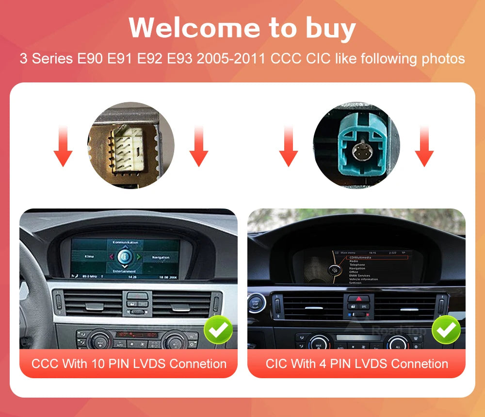 Wireless CarPlay/Android AutoBMW E9X/E6X