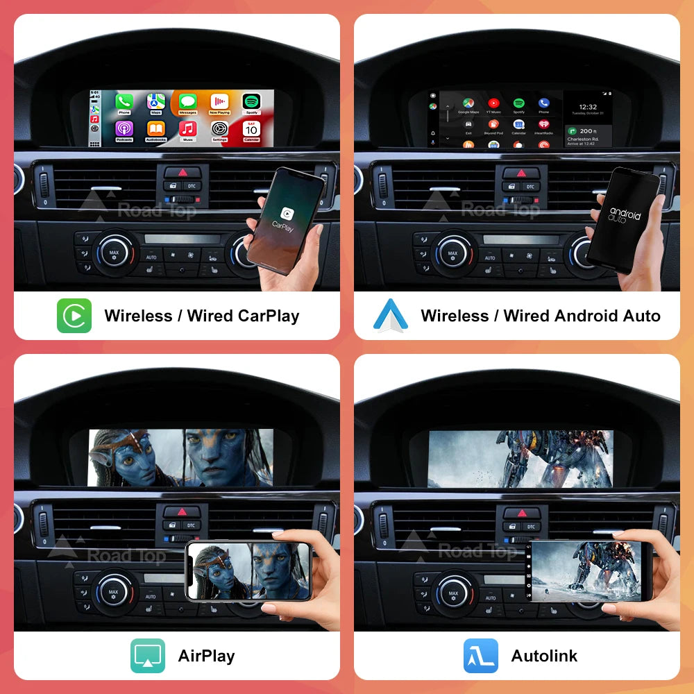 Wireless CarPlay/Android AutoBMW E9X/E6X