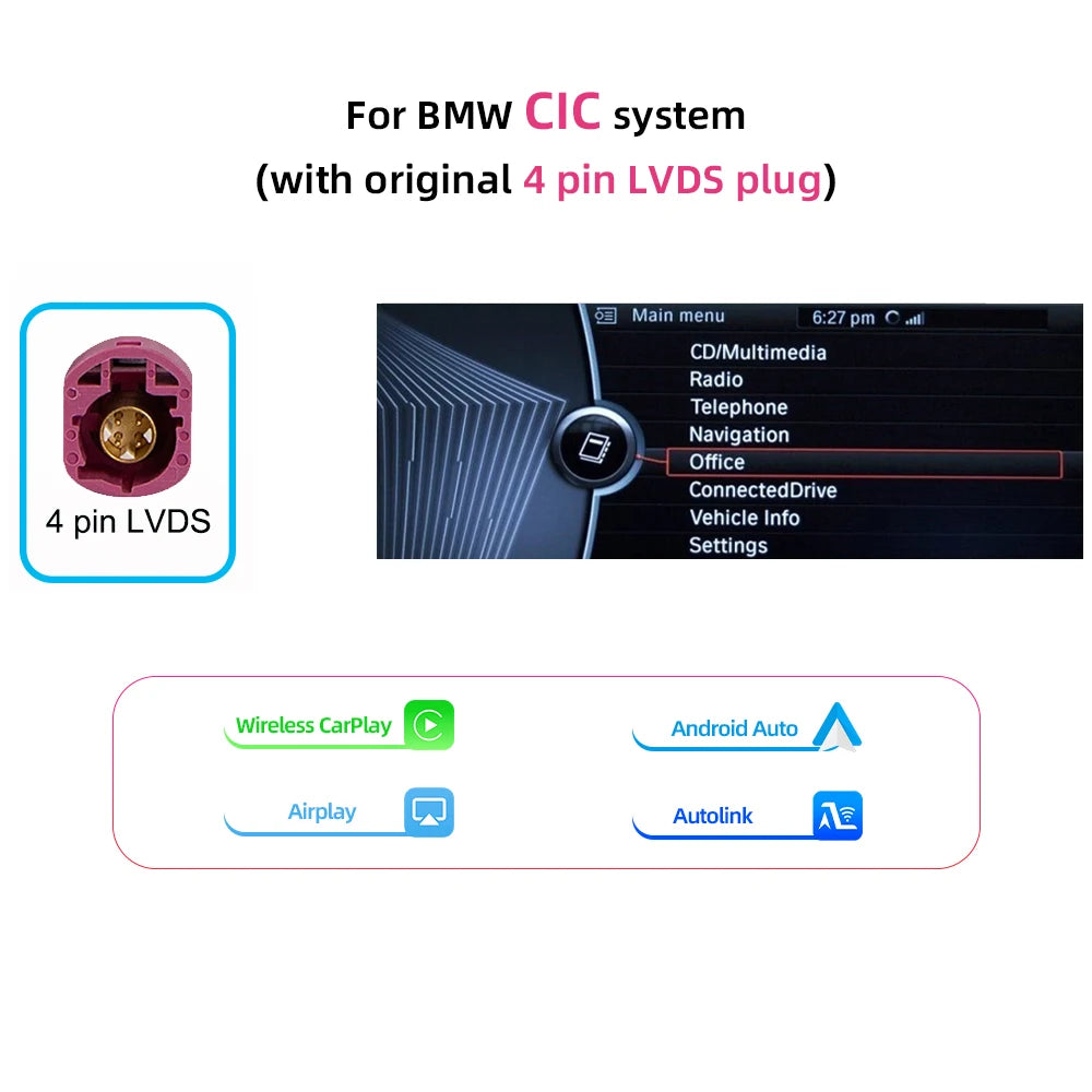 Wireless CarPlay/Android Auto F10/F11