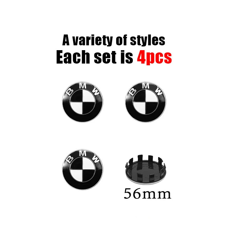 Black BMW Emblems