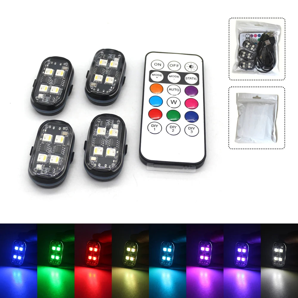Wireless RGB Lights Universal Fit