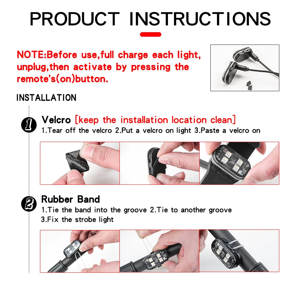 Wireless RGB Lights Universal Fit