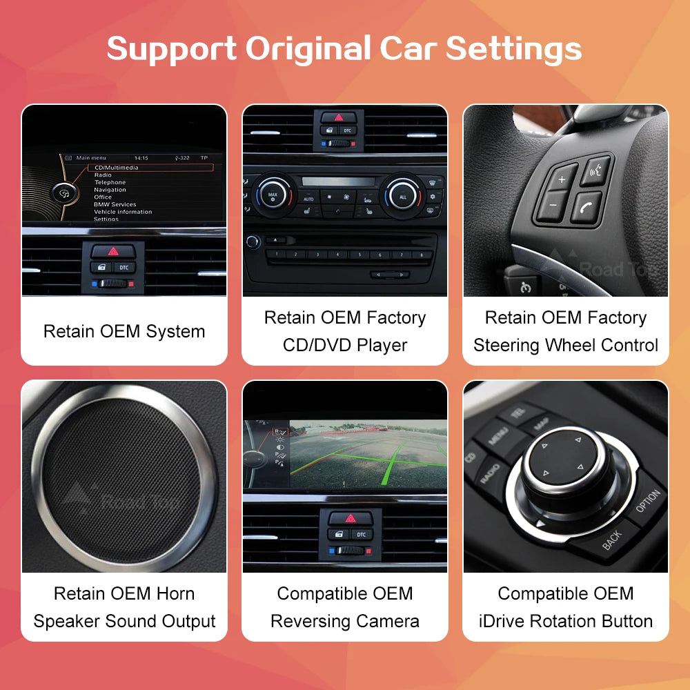 Wireless CarPlay/Android AutoBMW E9X/E6X