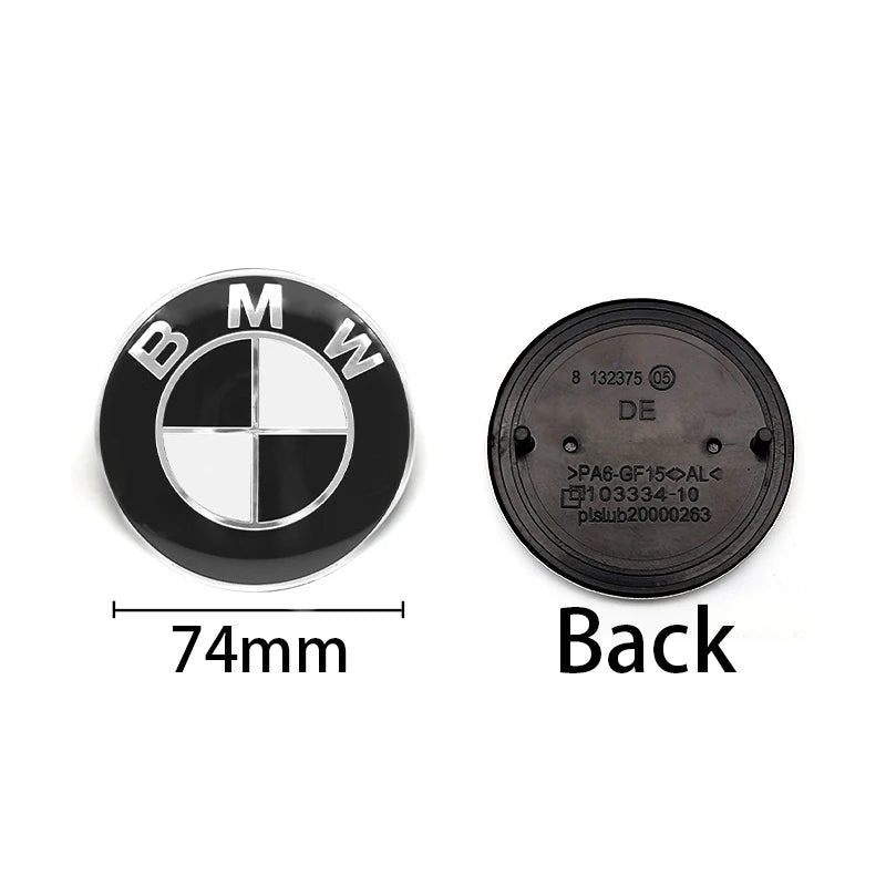 Black BMW Emblems