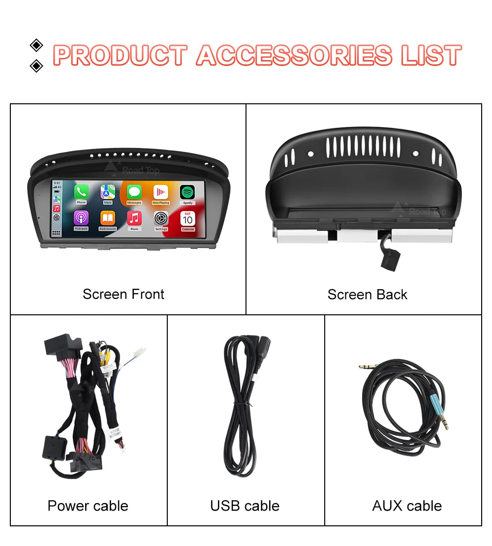 Wireless CarPlay/Android AutoBMW E9X/E6X