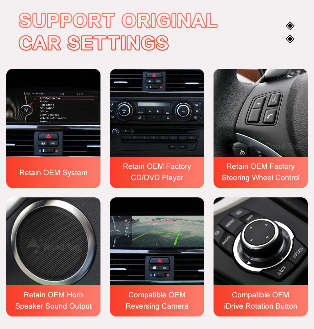 Wireless CarPlay/Android AutoBMW E9X/E6X