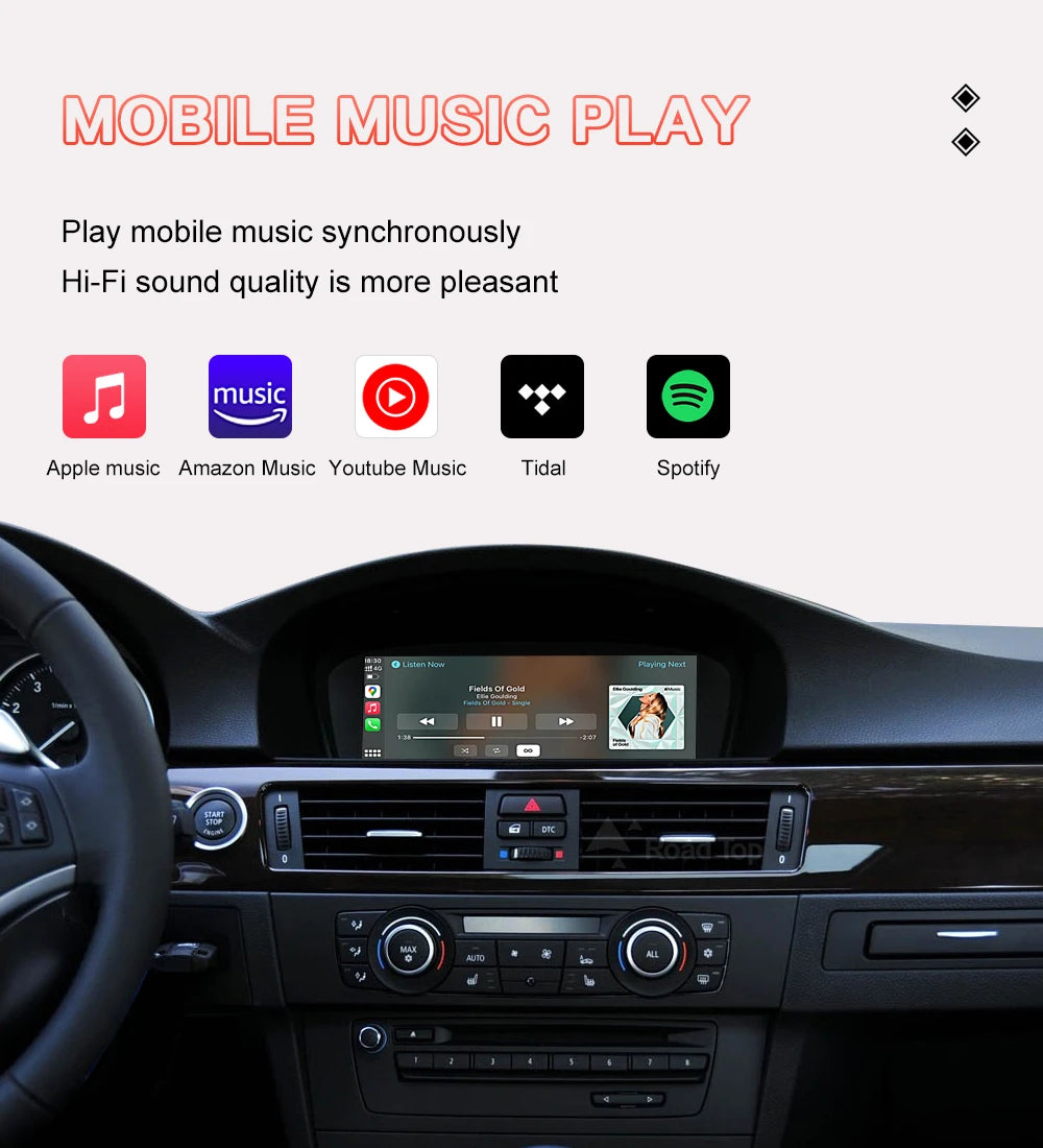 Wireless CarPlay/Android AutoBMW E9X/E6X